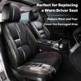 thumbnail image 3 of 2016 Honda FIT Single Car Seat Cover Universal Fit Auto Vehicle Seat Protector for Front Rear Left Right Seat, 3 of 9