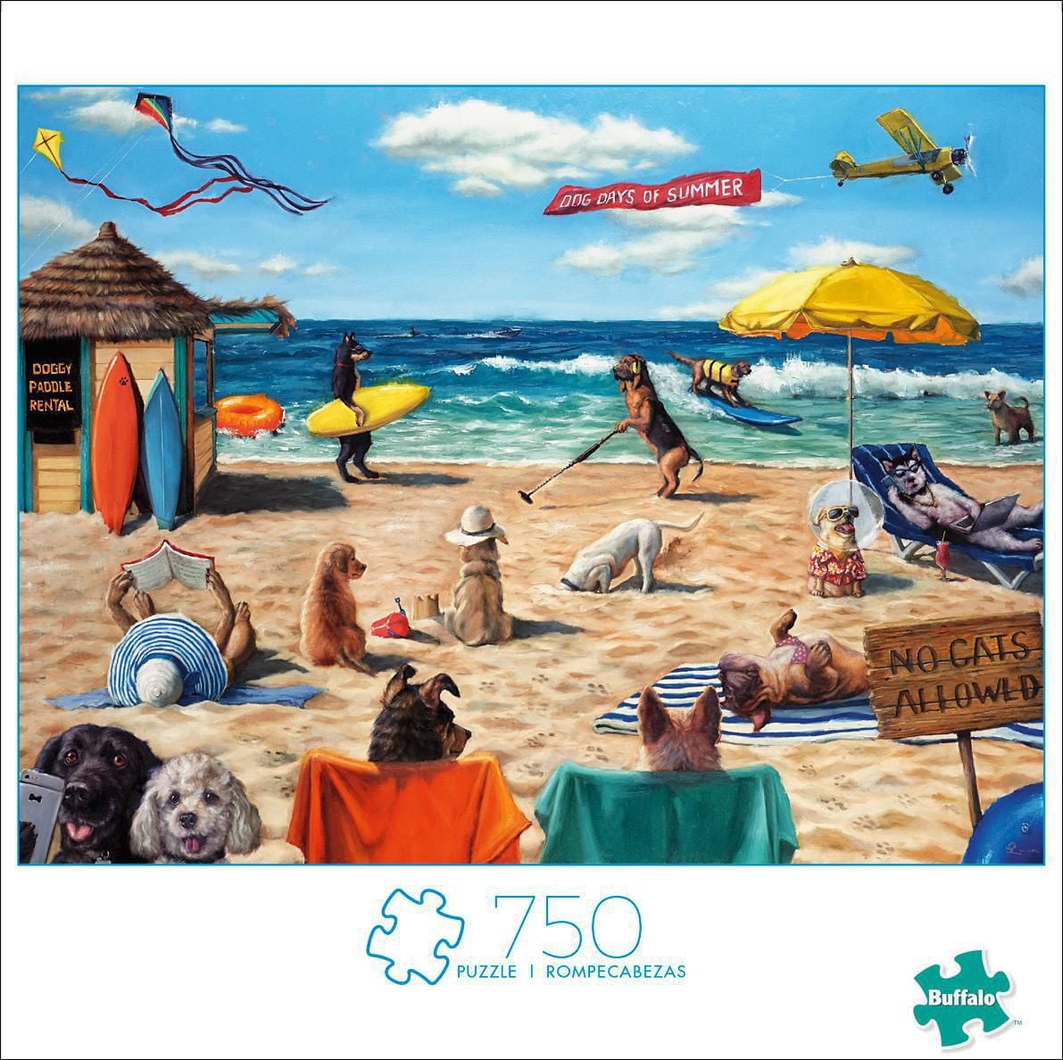 Buffalo Games - Le puzzle Art of Play - Dog Days of Summer - en 750 pièces