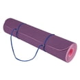 thumbnail image 4 of 2.05×24.01 Inch Portable Double-Layer Two-Color Yoga Mat Thickened Exercise Mat Non-Slip Fitness Mat with Strap and Storage Bag, 4 of 8