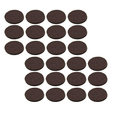 - Stanley S845-299 1/2 Inch Round Medium Duty Self Adhesive Brown Felt Pads Pack of 24