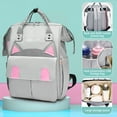 thumbnail image 4 of Diaper Bag Backpack Tote for Women Large Capacity, Baby Bag with Insulated Pockets Multifunctional Diaper Bags For Baby Girl Boy Waterproof Baby Bags For Boys Girls Mama Maternity Travel Bag Gray, 4 of 9