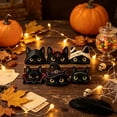 thumbnail image 2 of sruoe Vintage Halloween Decorations,6 PCS Halloween Wooden Character Tabletop Decor,Vintage Black Cat Table Decor, Halloween Tiered Tray Decoration,Farmhouse Tabletop Centerpiece, 2 of 6