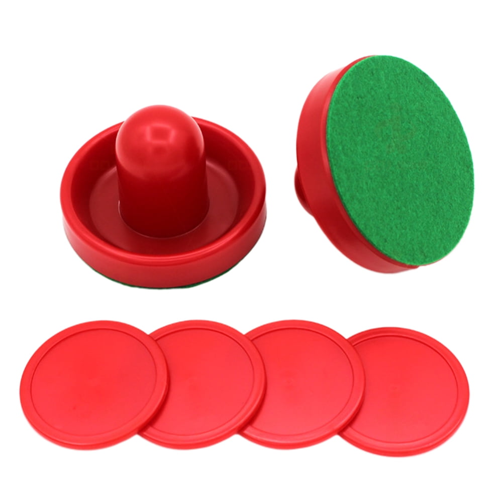 Air Hockey Replacement Pucks And Pusher Set Plastic Accessories for Game Tables