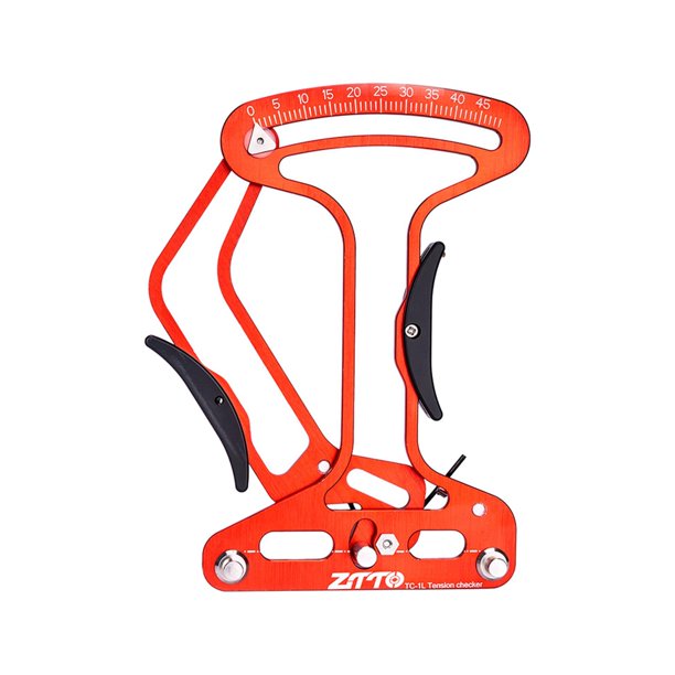Medidor de tensión de radios de bicicleta Sunnimix Aleación de aluminio Rojo
