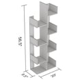 thumbnail image 4 of Safdie & Co. 57"H 8-Staggered Concept Wall Shelf in Dark Grey, 4 of 4