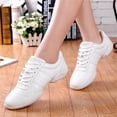 thumbnail image 6 of LASUDRAA Women's Cheerleading Shoes, Girl's White Cheer Shoes with Soft-Soled for Training, Dancing, Yoga, 6 of 7