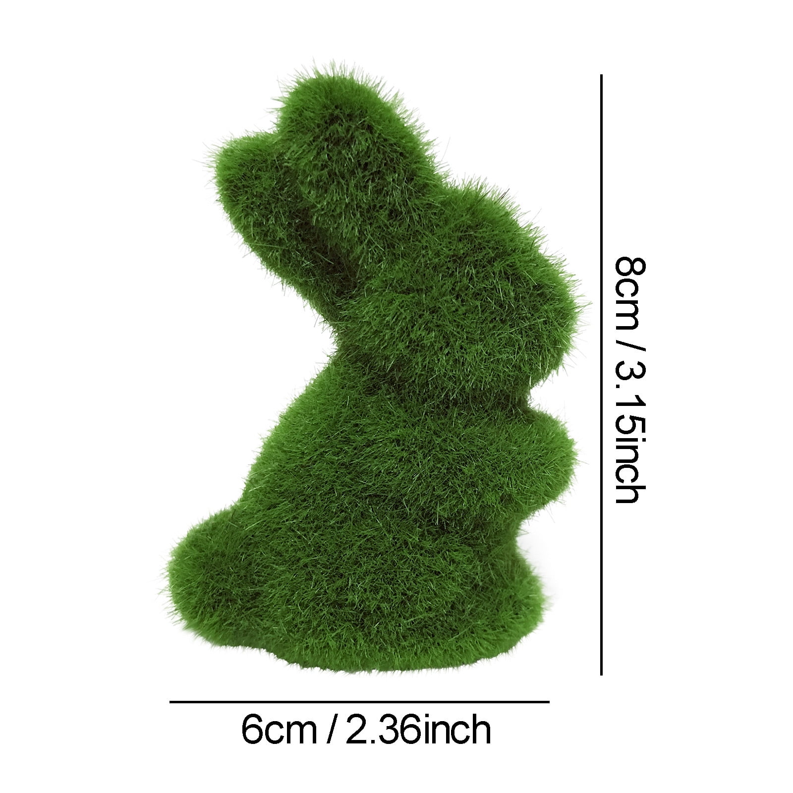 Kokovifyves Clearance Sales！Easter Artificial Grass Animal Shape Simulation  Bonsai Ornaments Emulational 