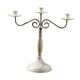 thumbnail image 4 of Candelabro de varios brazos, candelabro decorativo para mesa de comedor, cónico para club, repisa de Halloween Blanco con 3 brazos, 4 of 8
