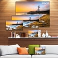 thumbnail image 3 of Lighthouse on Beautiful Seashore - Seashore Wall Art on Canvas, 3 of 4