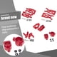 thumbnail image 2 of Regalos para hombres 1/10 Accesorios de escala Metal Control Remoto Car Coche Actualización Durable Piezas Reparación Herramientas Swing Arms DIY CVD Ejes Shafs Red Sweethay FN001271-05, 2 of 7