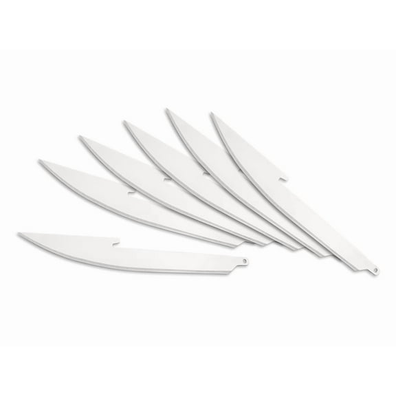 Outdoor Edge Replacement RazorMax Knife Blades 5" Boning 420J2 Stainless Steel 6PK