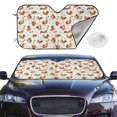 thumbnail image 2 of Fotbe Squirrel Playing Car Windshield Sunshade | Sun Visor Protector Front Window Shade, Keeps Out UV Rays, Keeps Your Vehicle Cool-Small, 2 of 7