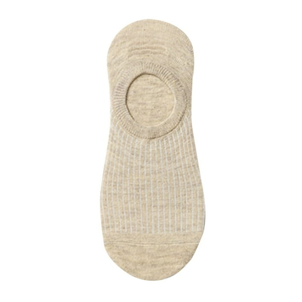 1 par de calcetines deportivos para hombre/mujer: calcetines lisos antideslizantes de silicona, tejido de poliéster, talla única