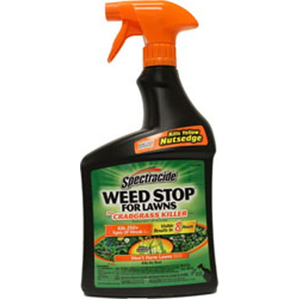 Spectracide ReadytoUse Weed Stop for Lawns Plus Crabgrass Killer, 32 Fl. Oz.