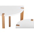 thumbnail image 2 of Table d'Appoint Universelle en Bois de Chêne et Blanc, 2 of 10