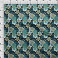 thumbnail image 3 of oneOone Polyester Lycra Black Fabric Florals Craft Projects Decor Fabric Printed By The Yard 56 Inch Wide, 3 of 4