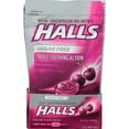 Halls Sugar Free Drops, Black Cherry, 25 Ct