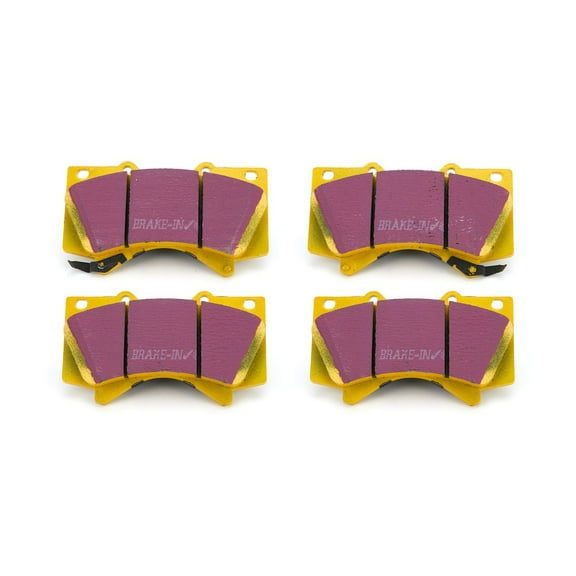EBC Brakes Yellowstuff 4000 Series Street and Track Brake Pad Set Fits select: 2007-2021 TOYOTA TUNDRA, 2008-2022 TOYOTA SEQUOIA