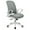Gray, variant on MoNiBloom Swivel Office Chair, Ergonomic Adjustable Reception Seat with Armrest & Lumbar Support for Waiting Room, Grey