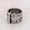 Steel, variant on Fashion Roman Wild Titanium Steel Plated Letter Ring: Durable and Stylish Statement Piece for Everyday Wear