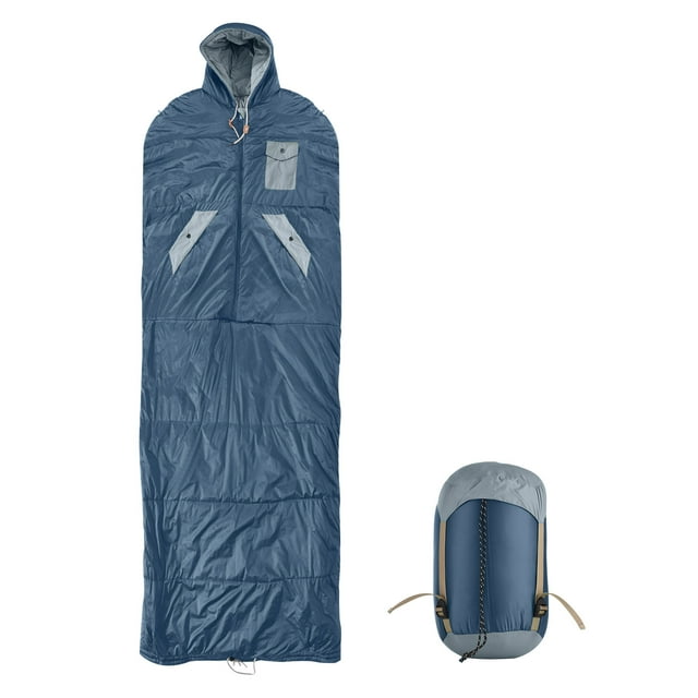 Adult Camping Sleeping Bag Reversible Envelope Design 10-20°C Suitable