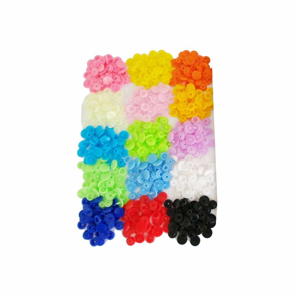 Violet Demiawaking 50PCS T5 Snap Buttons Plastic Snaps Fasteners Press Studs Poppers for Baby Clothes Diapers Bibs DIY Crafts