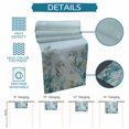 thumbnail image 6 of Coastal Seahorse Table Runner 72 Inches, Summer Green Eucalyptus Leaves Coral Bed Runner Dresser Scarves Tabletop for Indoor Outdoor Parties/Ceremony/Banquet, 16" x 72", 6 of 9