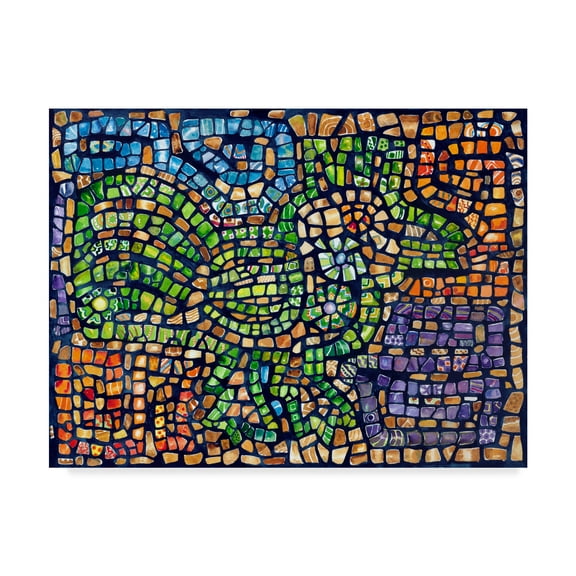 Trademark Fine Art 'Mola 2' Canvas Art by Charlsie Kelly