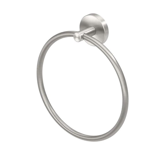 Level Towel Ring In Brushed Nickel