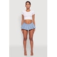 thumbnail image 3 of Women's Seamless Crew Neck Cropped Top, 3 of 5