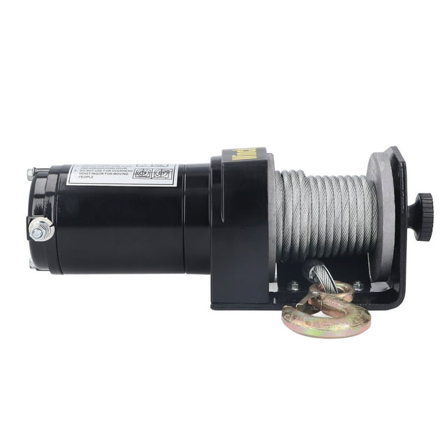 24V Electric Winch, Copper Core Electric Winch Wire Rope Good Conductivity For Towing