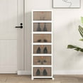 thumbnail image 2 of Costway 6-Tier Stackable Plastic Storage Bins Storage Bin Organizer with Lids & Doors, 2 of 10