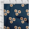 thumbnail image 2 of oneOone Viscose Jersey Blue Fabric Floral Sewing Fabric By The Yard Printed Diy Clothing Sewing Supplies 60 Inch Wide, 2 of 4