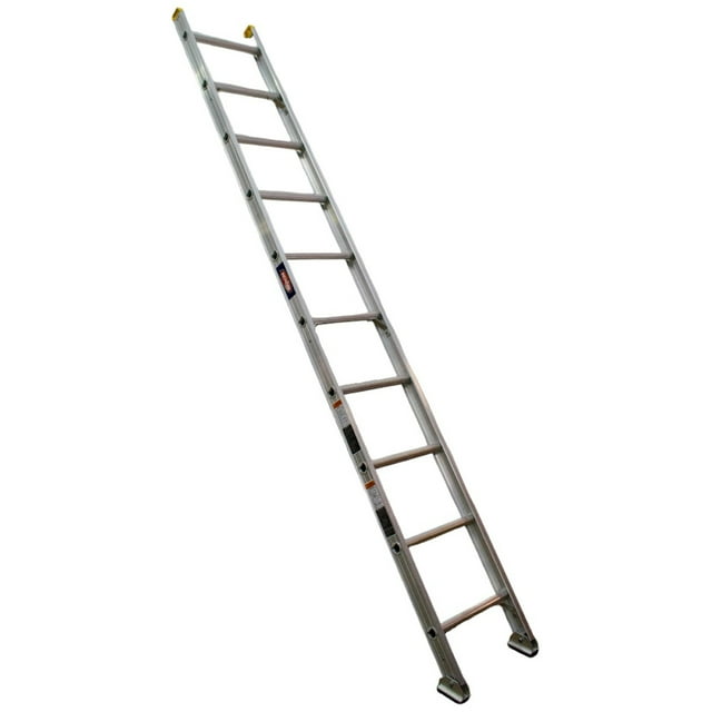Escalera Recta Akron ERT2-10 | De Aluminio | Altura 3.05m | 10 Peldaños | Uso Profesional (Tipo II)