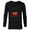 Black, variant on Disney Mickey Mouse Red Shorts Icon Sobrino Familia Spanish- Long Sleeve T-Shirt for Men - Customized-White