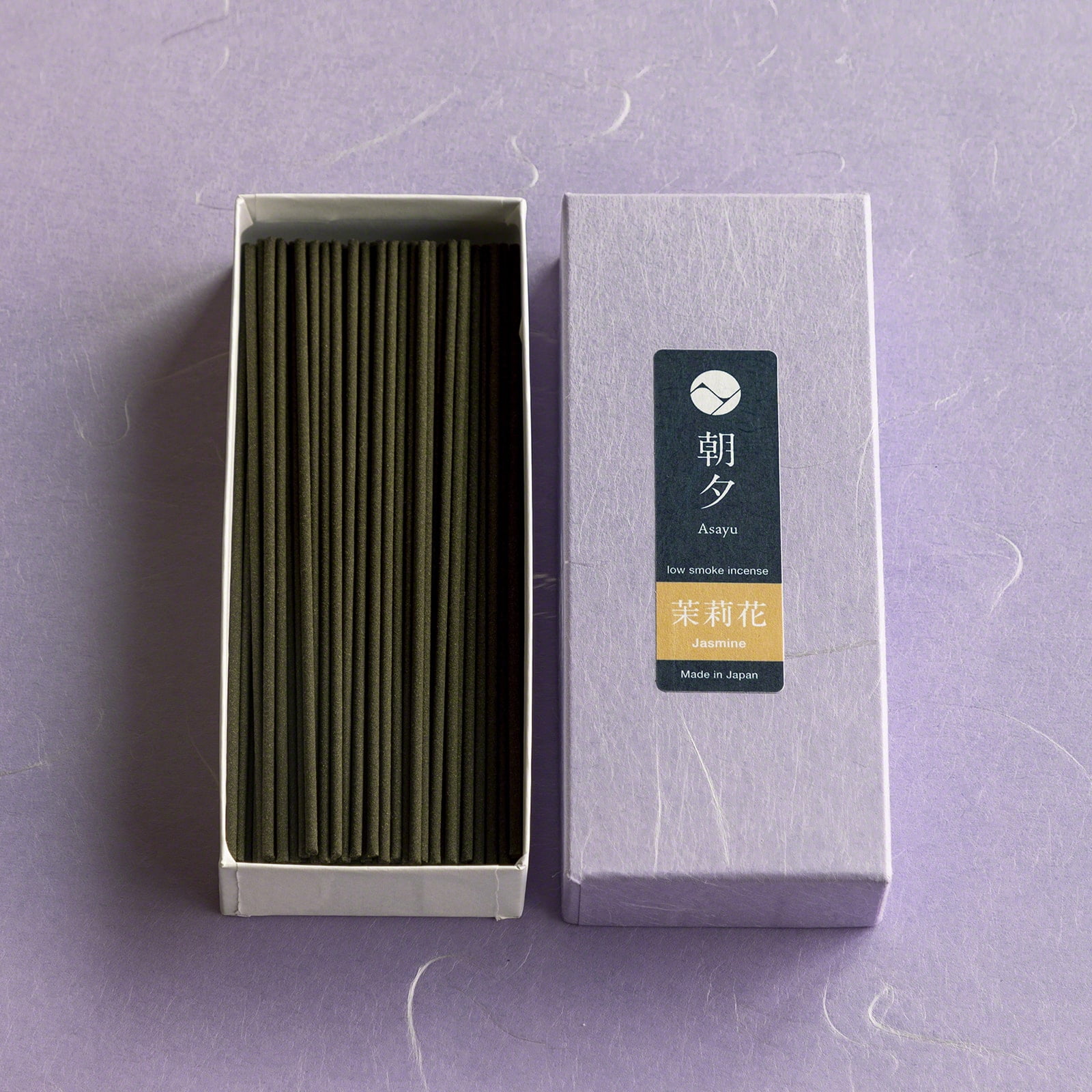 Asayu Japan Low Smoke Incense Sticks Jasmine Made in Japan Quality 1.41oz