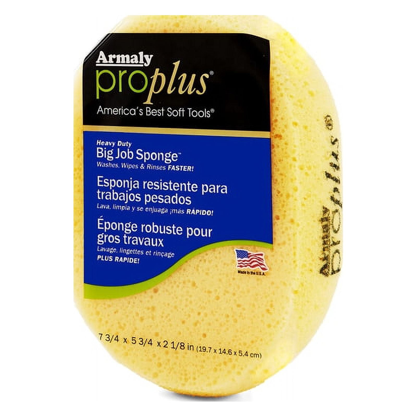 Armaly ProPlus 00009 Utility Sponge, 6-1/4 In L, 4-3/4 In W, 2-1/2 In