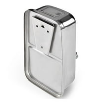 Tineasur Stainless Steel Wall Lotion Pump Refillable for Bathroom Use Silver