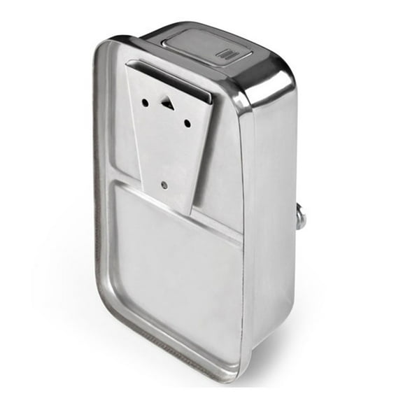 Tineasur Stainless Steel Wall Lotion Pump Refillable for Bathroom Use Silver