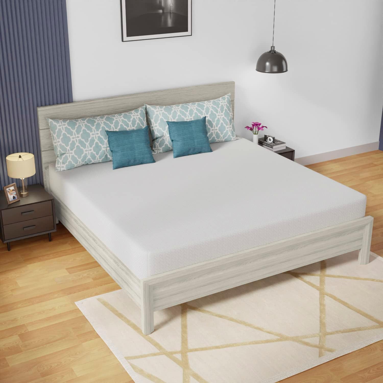 Memory foam bed frame discount