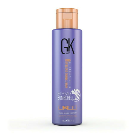 Global Keratin Miami Bombshell Blonde Hair Toning and Smoothing Treatment 3.4 (Global Keratin The Best)