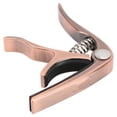 thumbnail image 4 of CP‑08 Cejilla para ukelele de guitarra ligera de aleación de zinc y silicona Accesorios para instrumentos musicalesOro rosa, 4 of 14