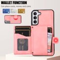 thumbnail image 5 of Mantto Case for Samsung S22,Wallet Phone Case Cute Leather Case with Card Holder Crossbody Cover for Women Girls Strap Wristlet RFID Blocking Shockproof for Samsung Galaxy S22,Rosegold, 5 of 8