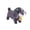 A002- Gray, variant on Electric Plush Toy, Walking Barking Tail Wagging Dachshund, Light Brown, 1 Pack For All Ages Play