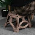thumbnail image 3 of Folding Stool, Plastic Portable Step Stool, Lightweight Footrest, for Household, Shoe Shining, and Use, Brown, by FAJHHA, 3 of 7