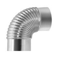 thumbnail image 1 of Tubo de estufa, tubo de de calentador de gas, tubo de extensión de conducto de ventilación portátil, tubo de chimenea de estufa para exteriores Tubo acodado, 1 of 7