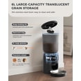thumbnail image 2 of 5L Automatic Cat Feeder with Dual 2K HD Camera, WiFi Food Dispenser for Cats & Small Dogs, Laser Toy & Diet Tracking, 2 of 7