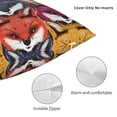 thumbnail image 3 of Pofeuu Fox Face Print Double-sided plush pillowcase Square Throw Pillow Covers Pillows Cover for Living Room Bedroom Sofa Couch Cushion Cover（No pillow core）-12"x12", 3 of 7