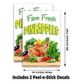 thumbnail image 2 of Farm Fresh Pineapples (24" X 36") Vinyl Decal Only (Pack of 2) |Sign|Sticker|Poster, 2 of 4