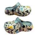 thumbnail image 4 of JUMEYU Kids Slippers Boys Kids Slippers Boys Girls Shower Slippers Slip On Slide Sandals Non-Slip Summer Beach Pool Shoes Size 1.5 (Blue,Big Kids 1.5), 4 of 6
